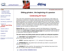 Tablet Screenshot of ditting.com